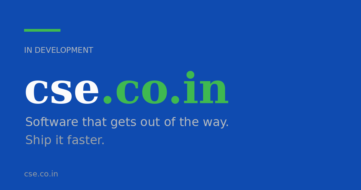Link preview image for cse.co.in